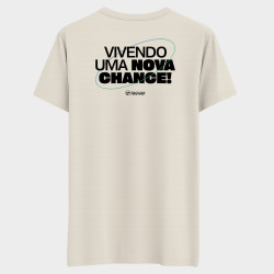 Camiseta Tradicional - Coleção Nova Chance - Off White